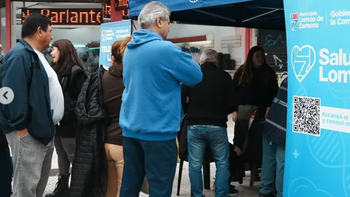 Lomas de Zamora: volvió la Posta de Salud a la peatonal Laprida