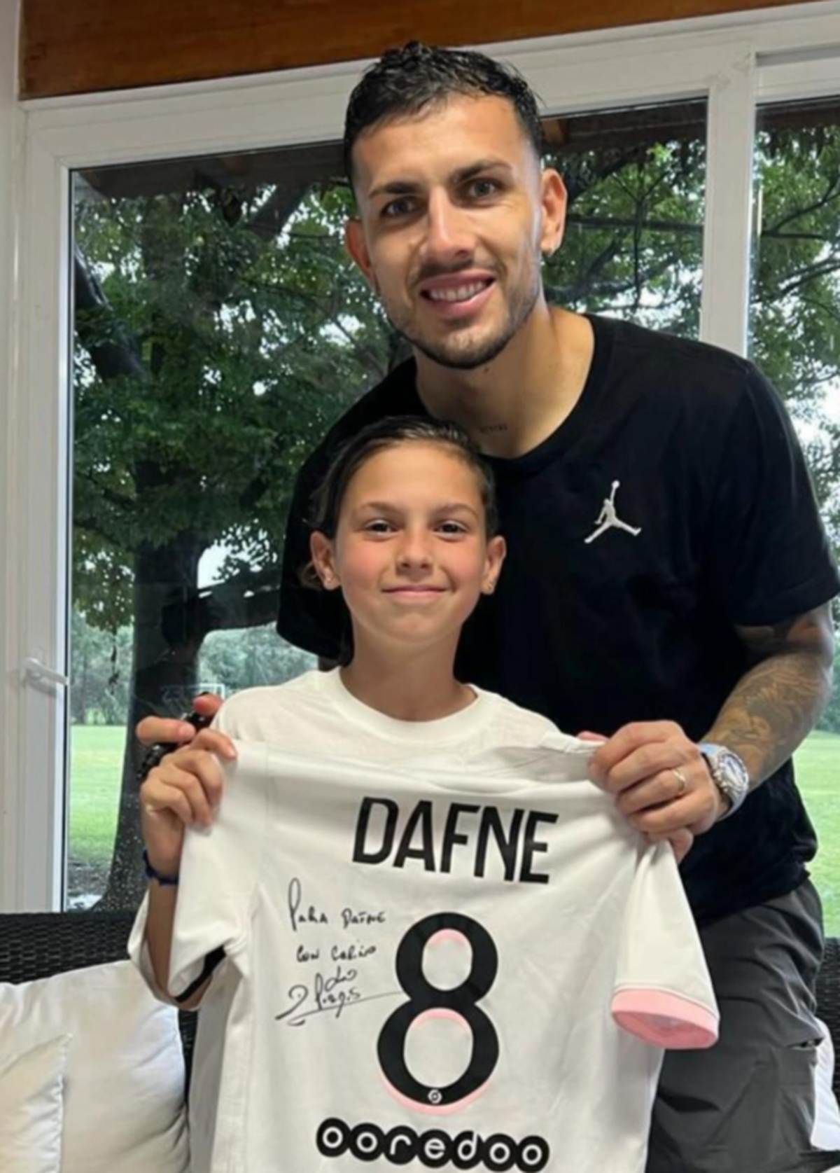 La vecina ya hab&iacute;a tenido oportunidad de conocer al campe&oacute;n del mundo.&nbsp;