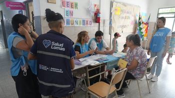 Lomas: realizaron un operativo de salud en escuela de Llavallol