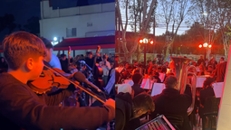 lito vitale toco junto a la orquesta arsis en una tarde solidaria en monte grande