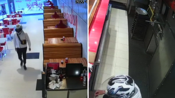 Canning: ex empleado entró a robar a una famosa pizzería y quedó filmado