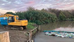 Esteban Echeverría: se realizó un operativo de limpieza en el arroyo Ortega