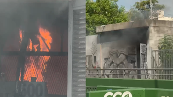 Lomas: el incendio de una cámara de Edesur dejó sin luz a vecinos del centro