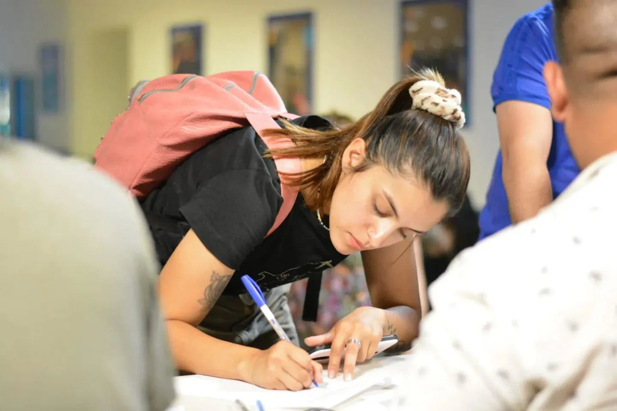 Los vecinos que recibieron microcréditos de parte del Municipio de Lomas de Zamora.  