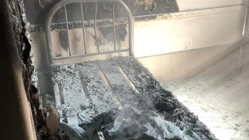 Grave incendio en una clínica psiquiátrica de Adrogué a partir de un colchón