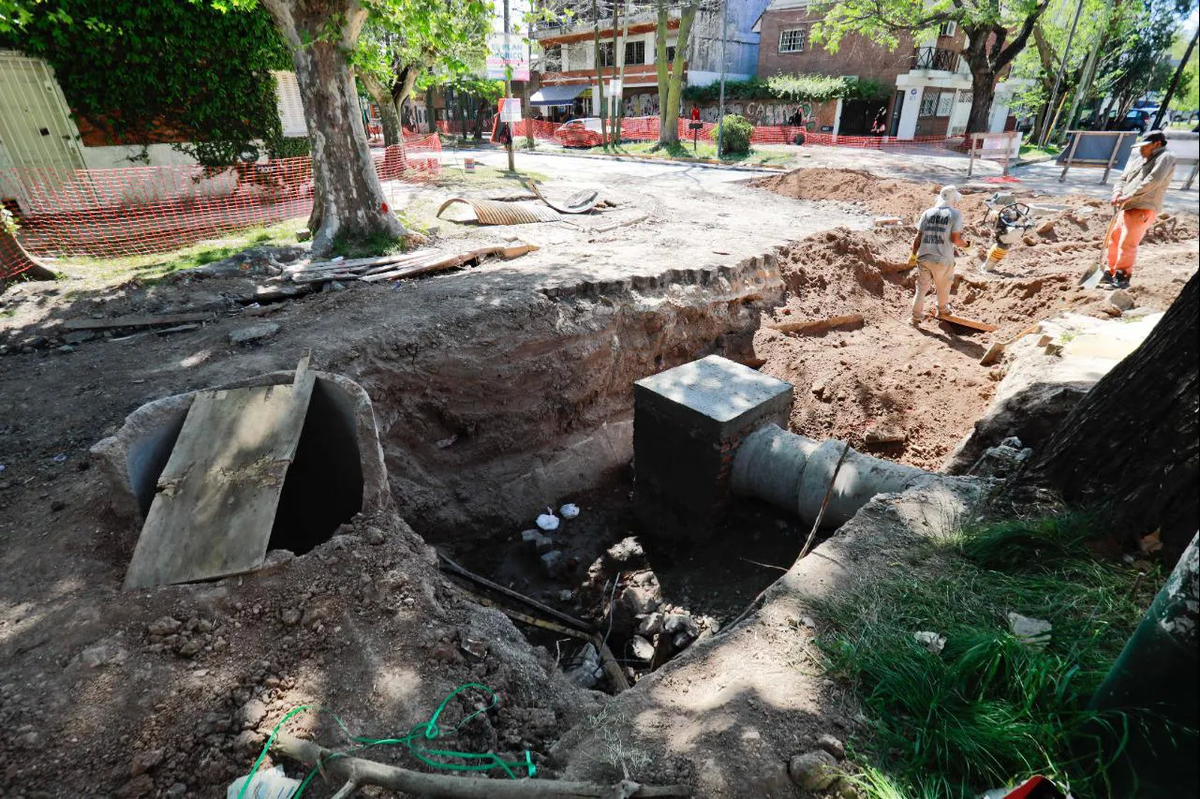 Las obras en Lomas de Zamora.