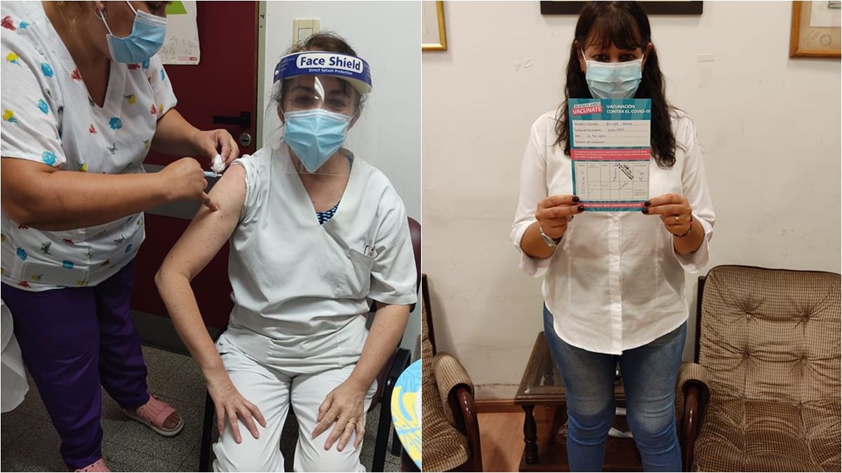 Vacunación contra el coronavirus en Lomas de Zamora: personal del Hospital Gandulfo mayor de 60 años recibió la Sputnik V.