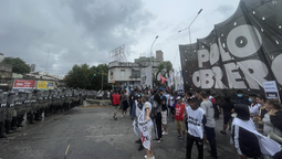 protesta y corte en puente la noria y puente pueyrredon