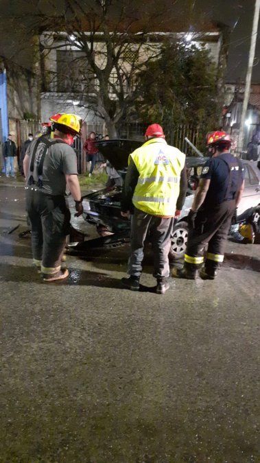 Impactante accidente en Lanús