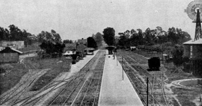 Historia: así era la estación de tren en 1900, año de fallecimiento de George Temperley.