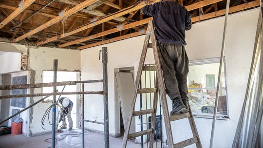 Avanzan las obras en la Escuela Agraria de Almirante Brown