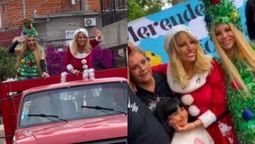 lomas de zamora: las hermanas xipolitakis repartieron juguetes por navidad en villa fiorito