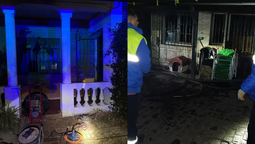 almirante brown: un incendio destruyo una vivienda