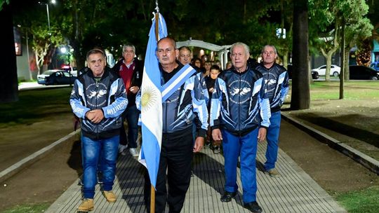 Vigilia en conmemoración de los Héroes de Malvinas en San Vicente a 44 años de la gesta