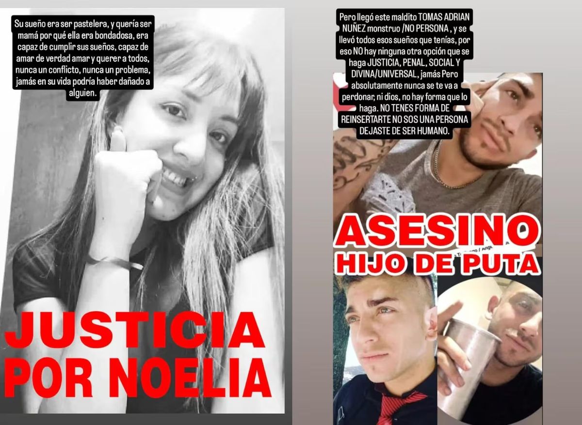 El mensaje del hermano de Noelia Rivero en sus redes sociales. 