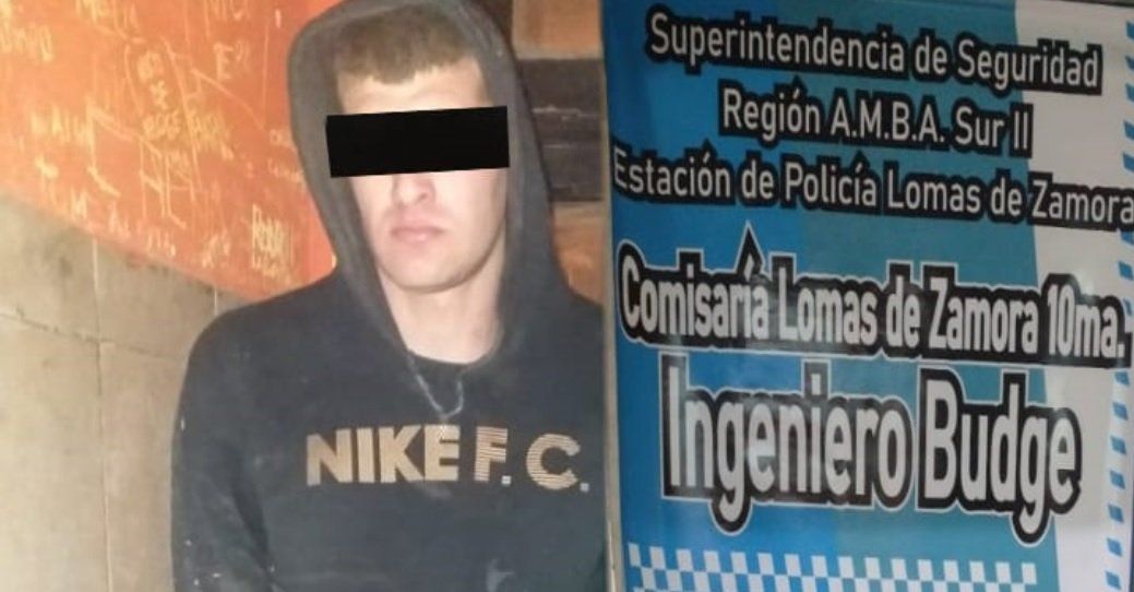 El joven detenido por el homicidio en Ingeniero Budge, Lomas de Zamora.