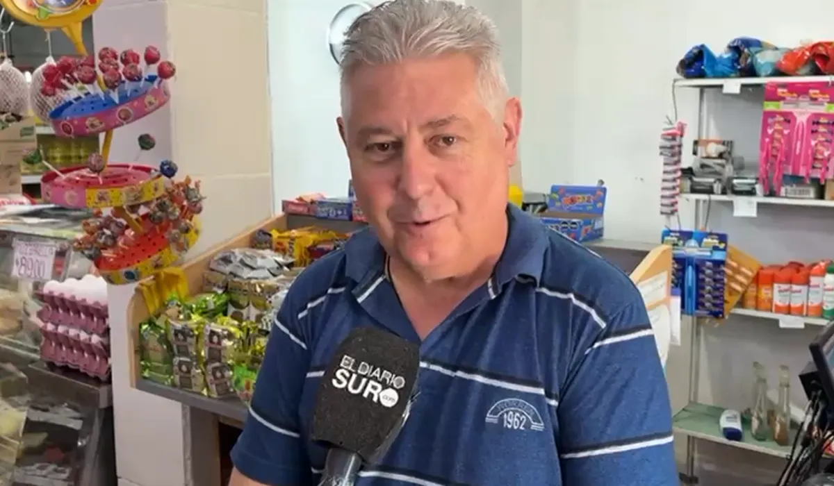 Marcelo Andrade, presidente del Centro de Almaceneros de Esteban Echeverría.  