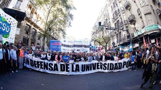 Realizan nuevo paro universitario en protesta para que el Gobierno cumpla la Ley de Financiamiento