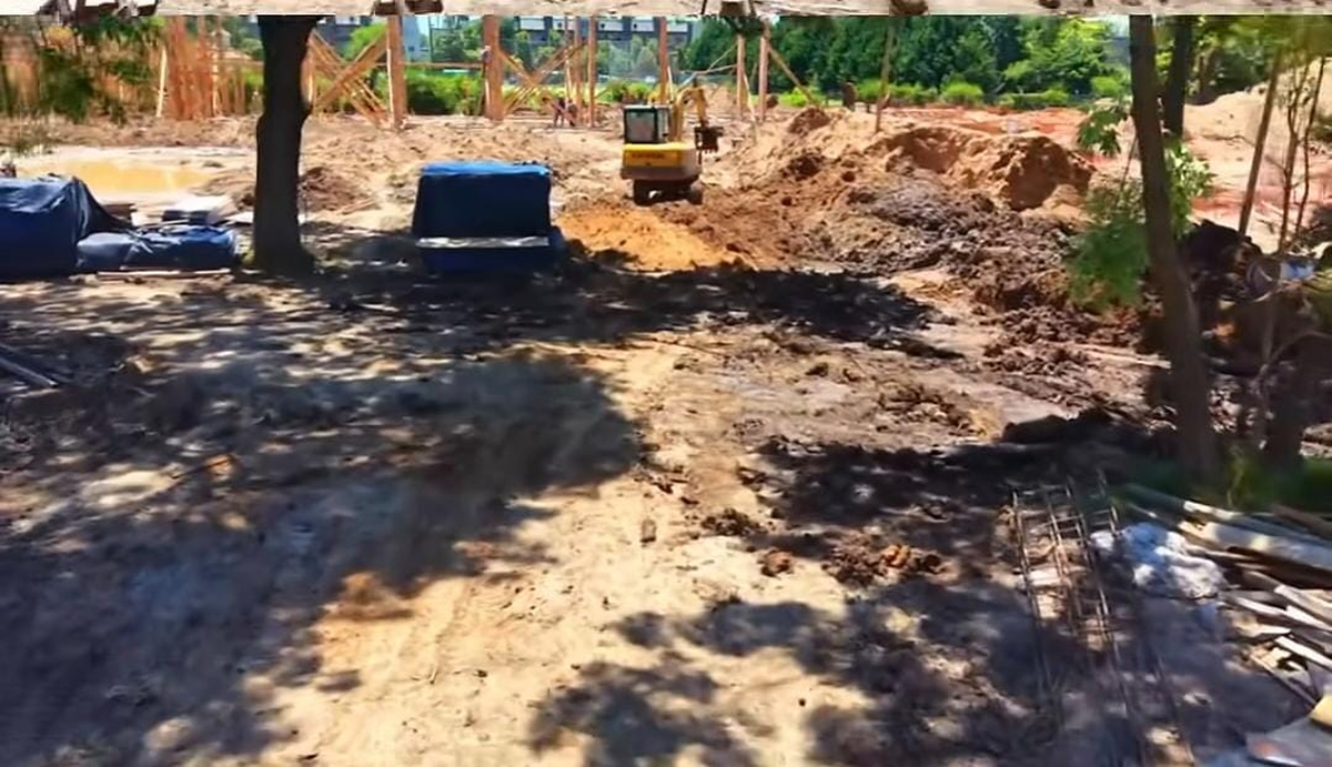 Las obras ya comenzaron en el lugar.