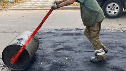 monte grande: continuan las obras de bacheo