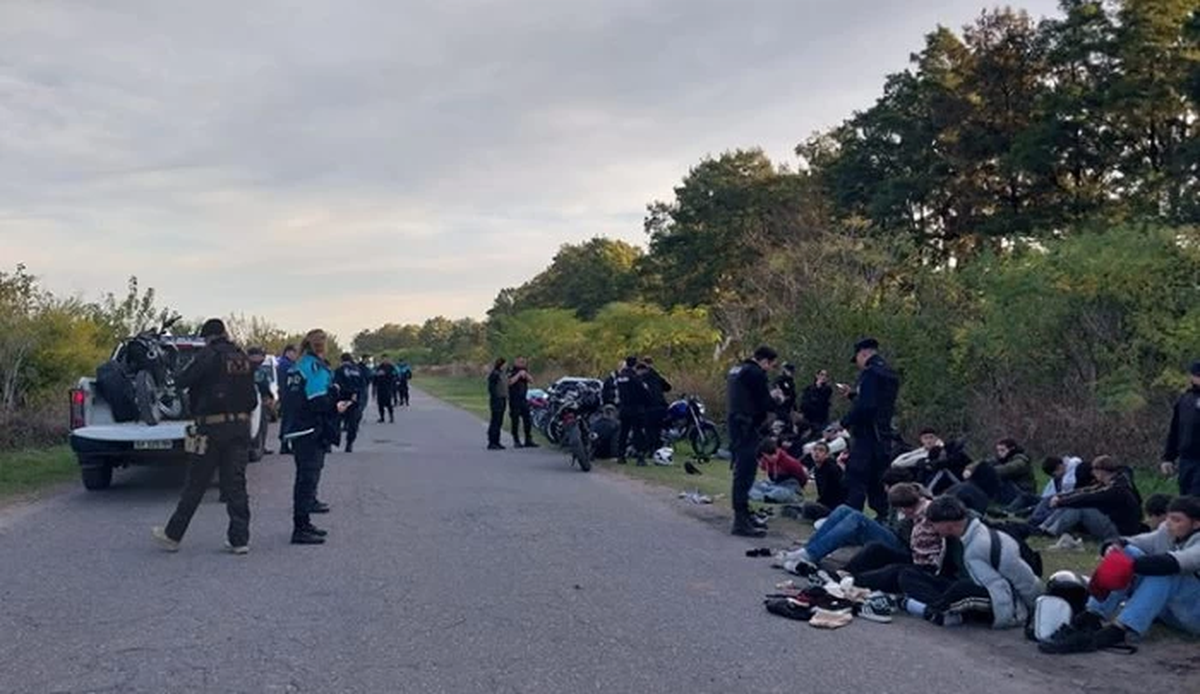 La Policía realizó el operativo cerca del cruce de las rutas 41 y 205 en Lobos. La Policía realizó el operativo cerca del cruce de las rutas 41 y 205 en Lobos.