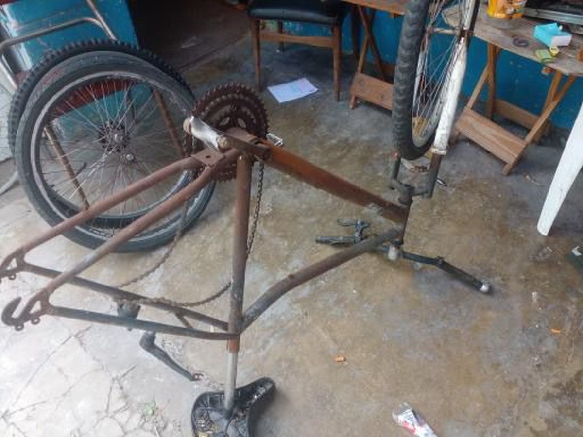 La bicicleta refaccionada de 