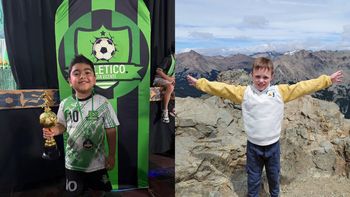 Valentino y Fausto, dos nenes de San Vicente trasplantados que lograron hacer vida normal