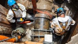 lanus: aysa renovo una importante valvula