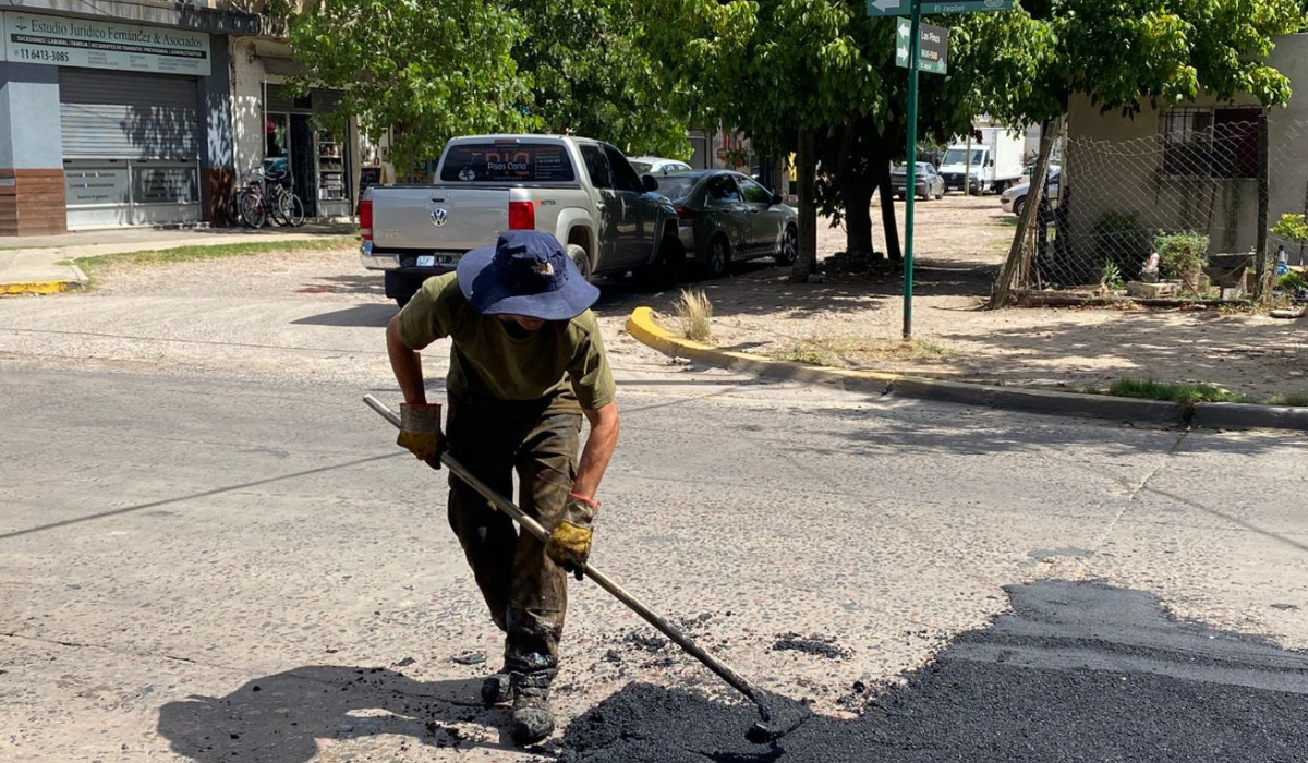Las obras se realizaron en Av. Pedro Dreyer y Los Pinos, Monte Grande. Las obras se realizaron en Av. Pedro Dreyer y Los Pinos, Monte Grande.