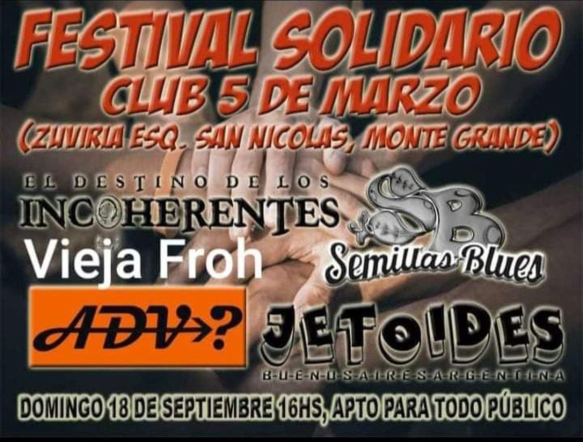 Sus amigos organizaron un festival solidario en Monte Grande para que pueda afrontar los gastos de la recuperación.