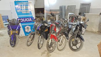 Detuvieron a seis jóvenes por circular en motos robadas en Esteban Echeverría