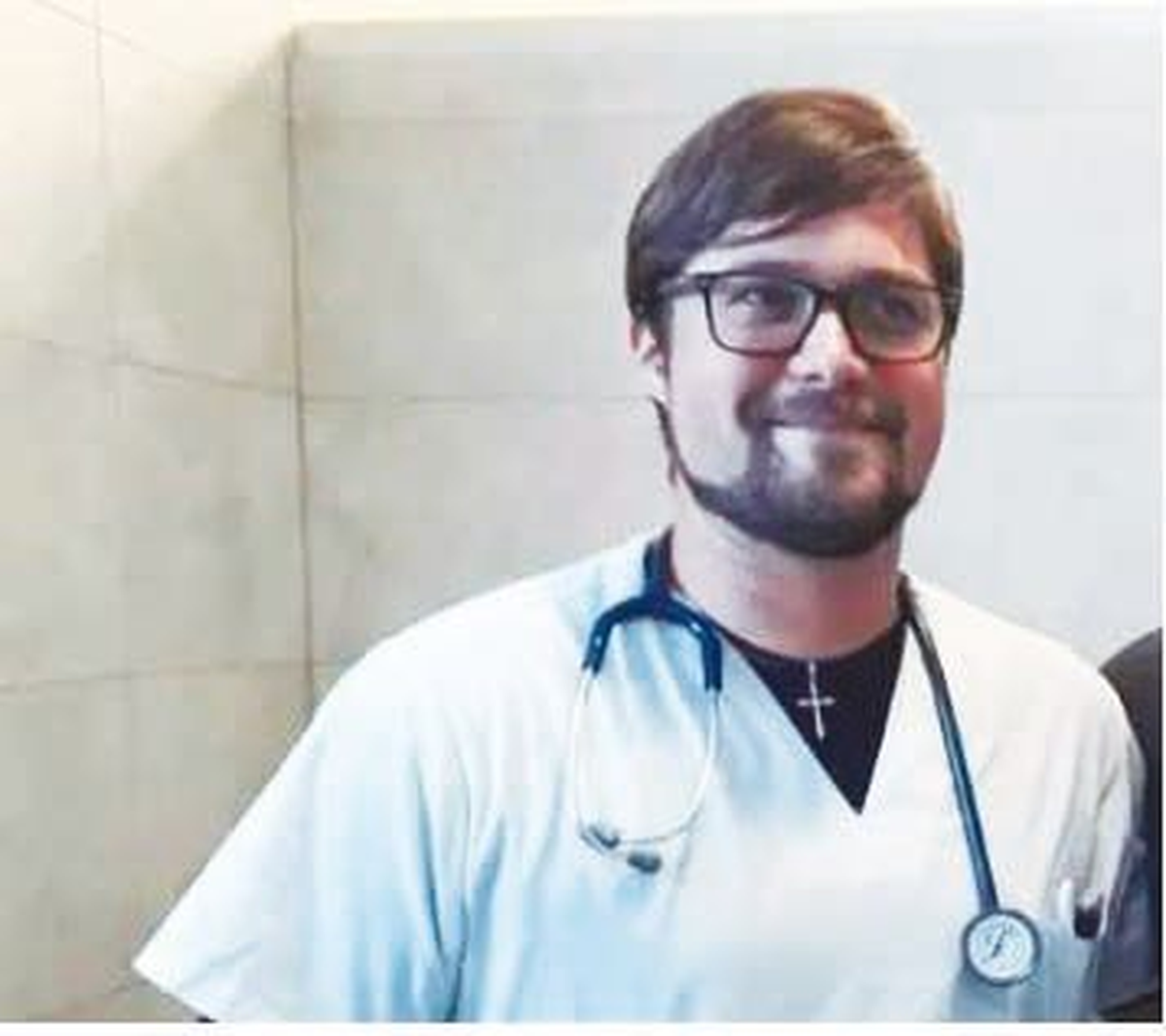 Sebastián Arman, quien actualmente es el único especialista en psiquiatría que atiende en el Hospital Provincial Ramón Carrillo.