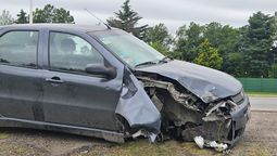 canning: accidente a la altura de saint thomas genero caos de transito en la ruta 58