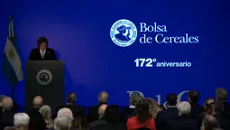 milei anuncio una baja en las retenciones para el trigo, la cebada y la soja