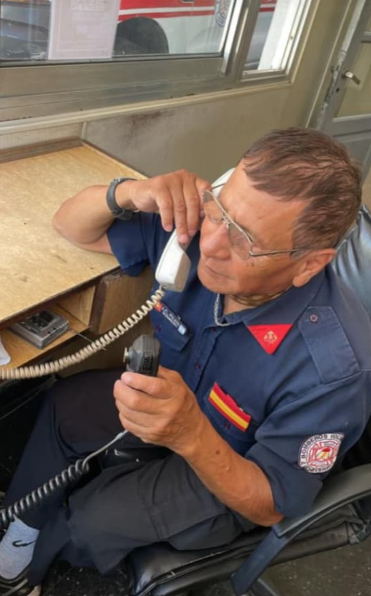 Aún después de jubilarse, Pujol siguió trabajando durante varios años en la guardia del cuartel central, en Monte Grande.