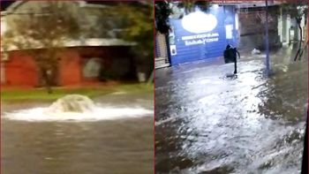 Múltiples inundaciones en Lomas por las fuertes tormentas.