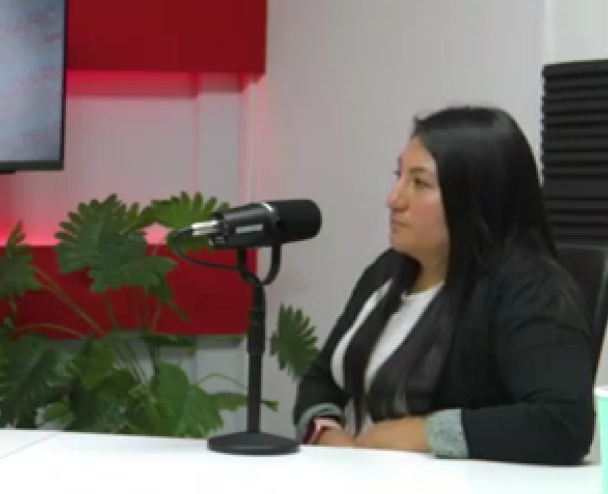 Carol Chibuque, psicóloga social de Monte Grande. Carol Chibuque, psicóloga social de Monte Grande.