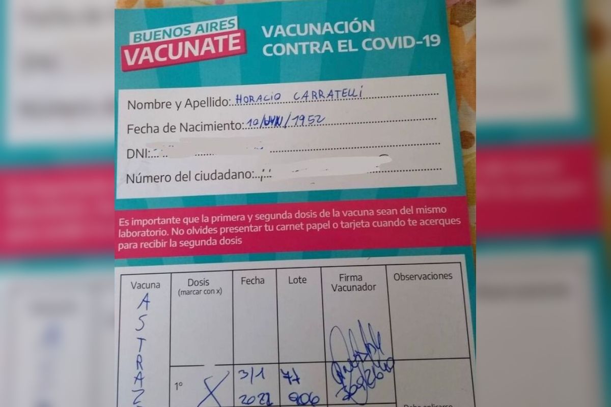 Viral: el hallazgo de un vecino de Lanús con el que logró convencer a su padre de que se vacune
