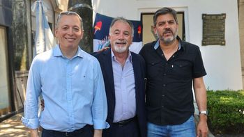 Fernando Gray y Carlos Bianco participaron juntos del homenaje a Manuel Dorrego