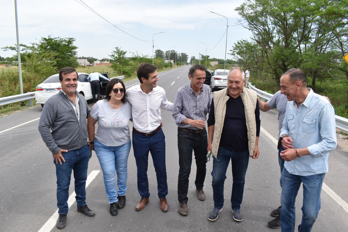 Inauguraron la repavimentación de la avenida Rivadavia en San Vicente