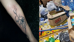 tinta que ayuda: el proyecto solidario de un vecino de monte grande que cambia tatuajes por donaciones