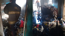 incendio en una vivienda de villa centenario: una mujer hospitalizada