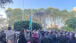 esteban echeverria celebro sus 113 anos con un acto en plaza mitre