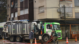 esteban echeverria: realizan un operativo de limpieza de calles, arroyos y drenajes pluviales