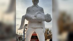 Almirante Brown: inauguraron el primer monumento al Bombero Voluntario en Longchamps