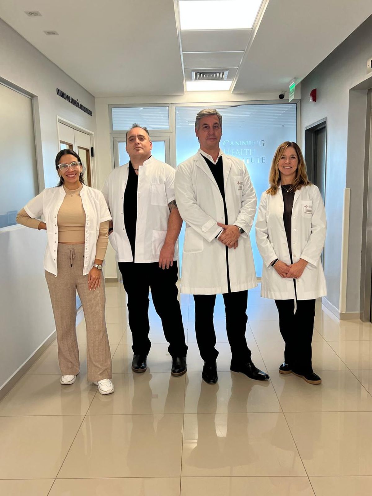 El equipo m&eacute;dico de Canning Health Institute.&nbsp;