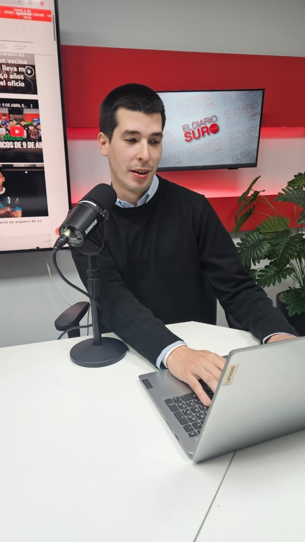 En 2025, en el nuevo estudio de streaming de El Diario Sur. En 2025, en el nuevo estudio de streaming de El Diario Sur. 