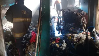 Incendio en una vivienda de Villa Centenario: una mujer hospitalizada