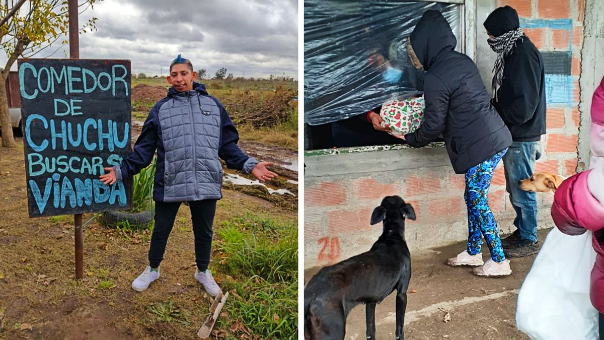 Chuchu abrió su comedor solidario en Monte Grande