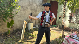 un joven de el jagüel creo un arte marcial argentino que fusiona combate y cultura nacional